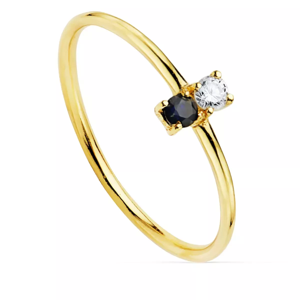 18K SORTIJA ORO AMARILLO DIAMANTE 0