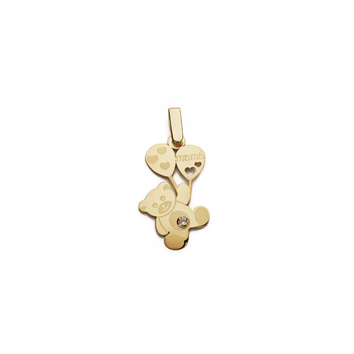 9K COLGANTE ORO AMARILLO MADRE. 23X13 MM 0