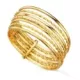18K SORTIJA ORO AMARILLO SEMANARIO 7 HILOS LISOS Y TRENZADOS 2