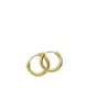 18K PENDIENTES AROS REDONDOS LISOS LIGEROS ORO AMARILLO 10X1.50 MM 0