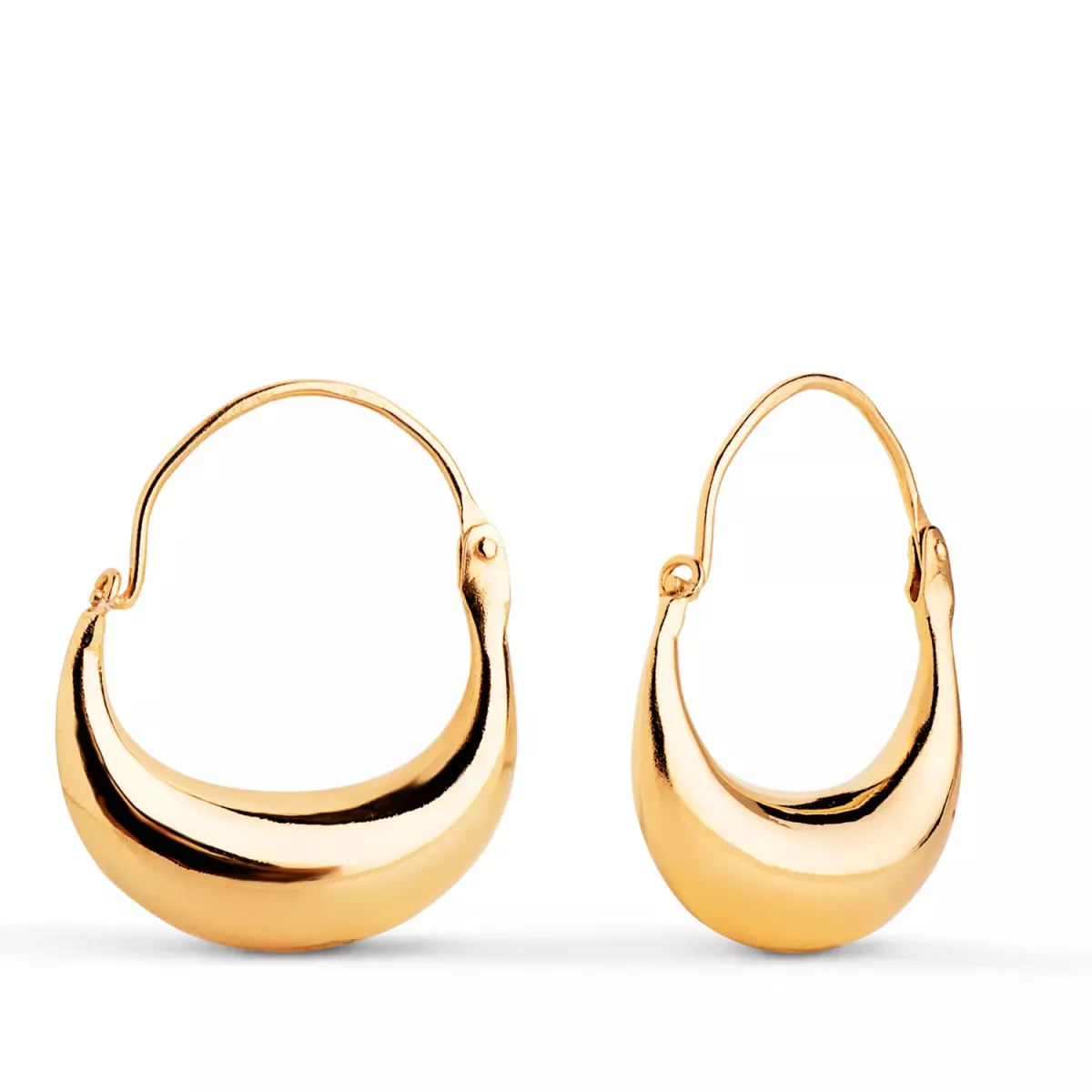 18K PENDIENTES ORO AMARILLO MORCILLA HUECOS. MEDIDA: 21X17 MM CIERRE GANCHO. GROSOR: 5 MM 2