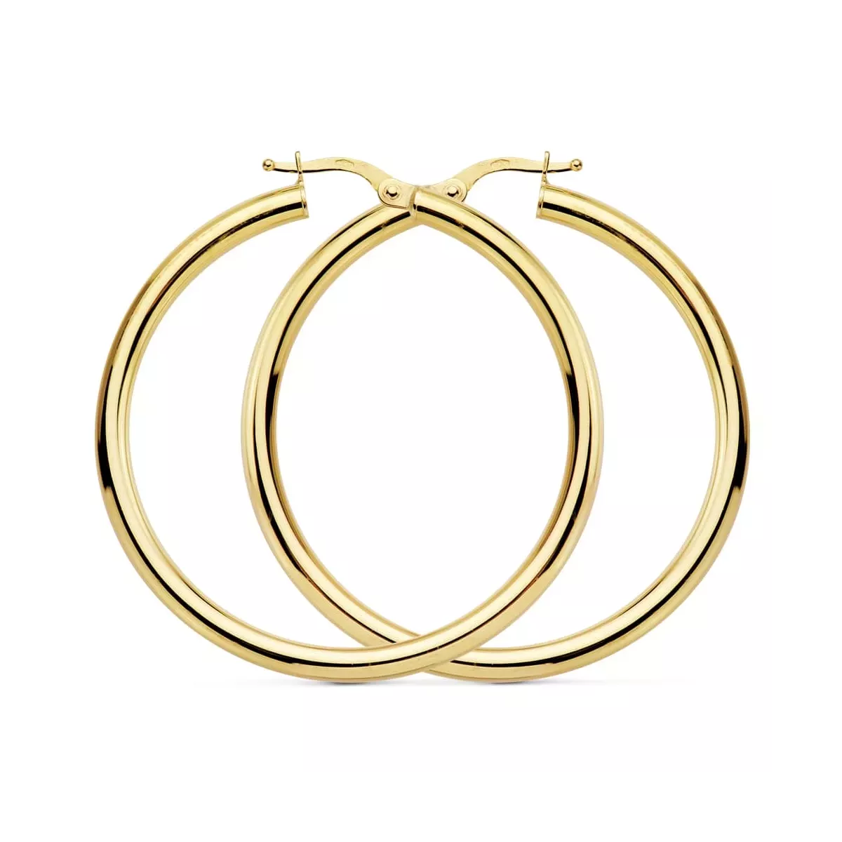 18K AROS REDONDOS HUECOS 41 X 3MM 4.00 GRS 4