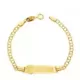 18K PULSERA ESCLAVA ORO AMARILLO RELOJ 13CM 1