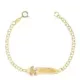 18K PULSERA ESCLAVA HÚNGARA CARRITO ORO AMARILLO 13.5CM 1