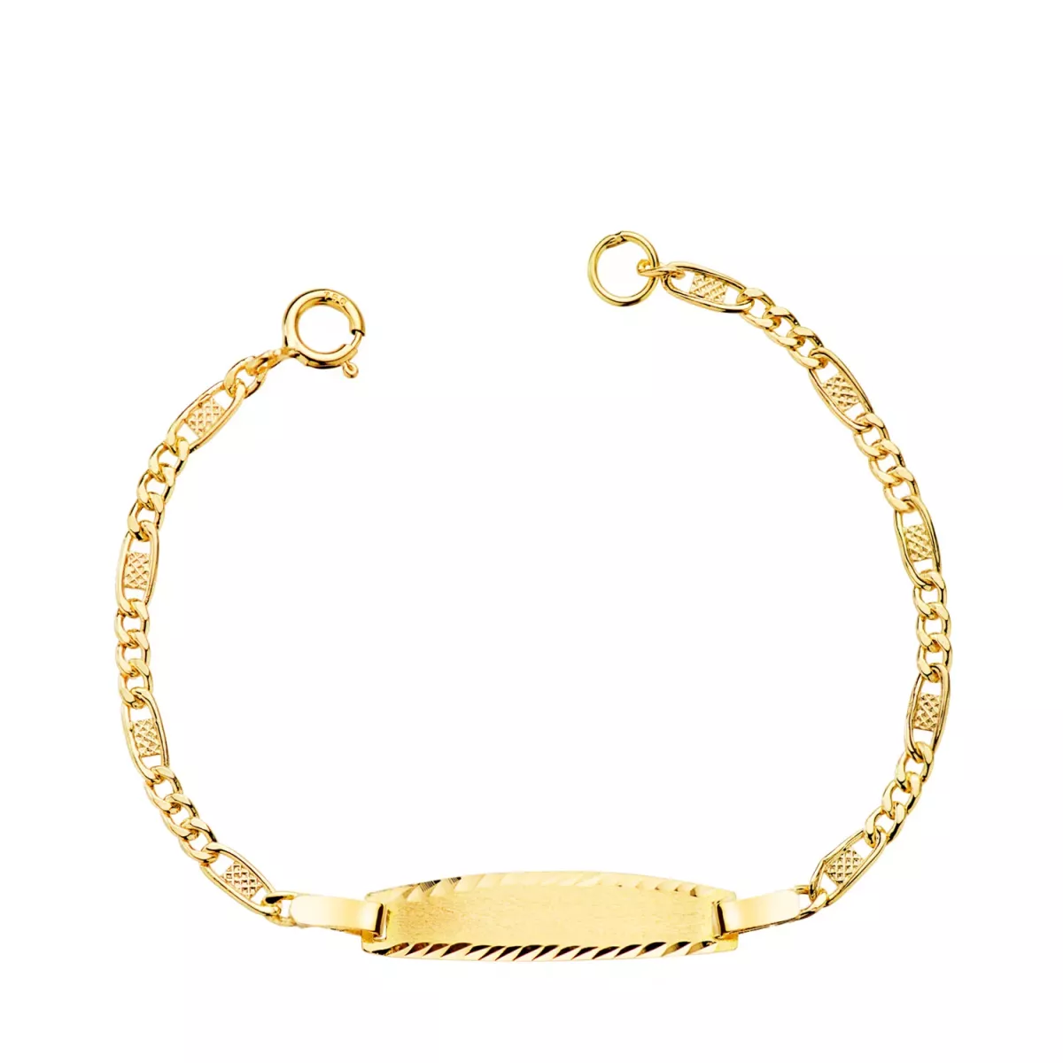 18K ESCLAVA ORO AMARILLO CARTIER 3X1 ANCHO: 2MM. CHAPA: 19X4MM. LARGO 11