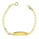 18K PULSERA ESCLAVA ORO AMARILLO BILBAO PLANA 13CM 1