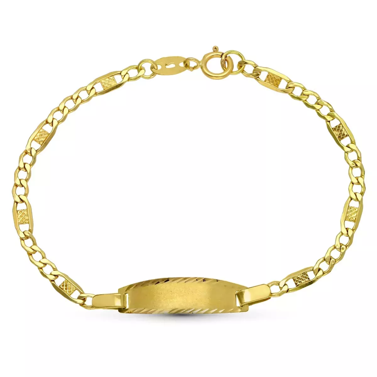 18K ESCLAVA ORO AMARILLO 1ª POSTURA 14CM 3 MM 1