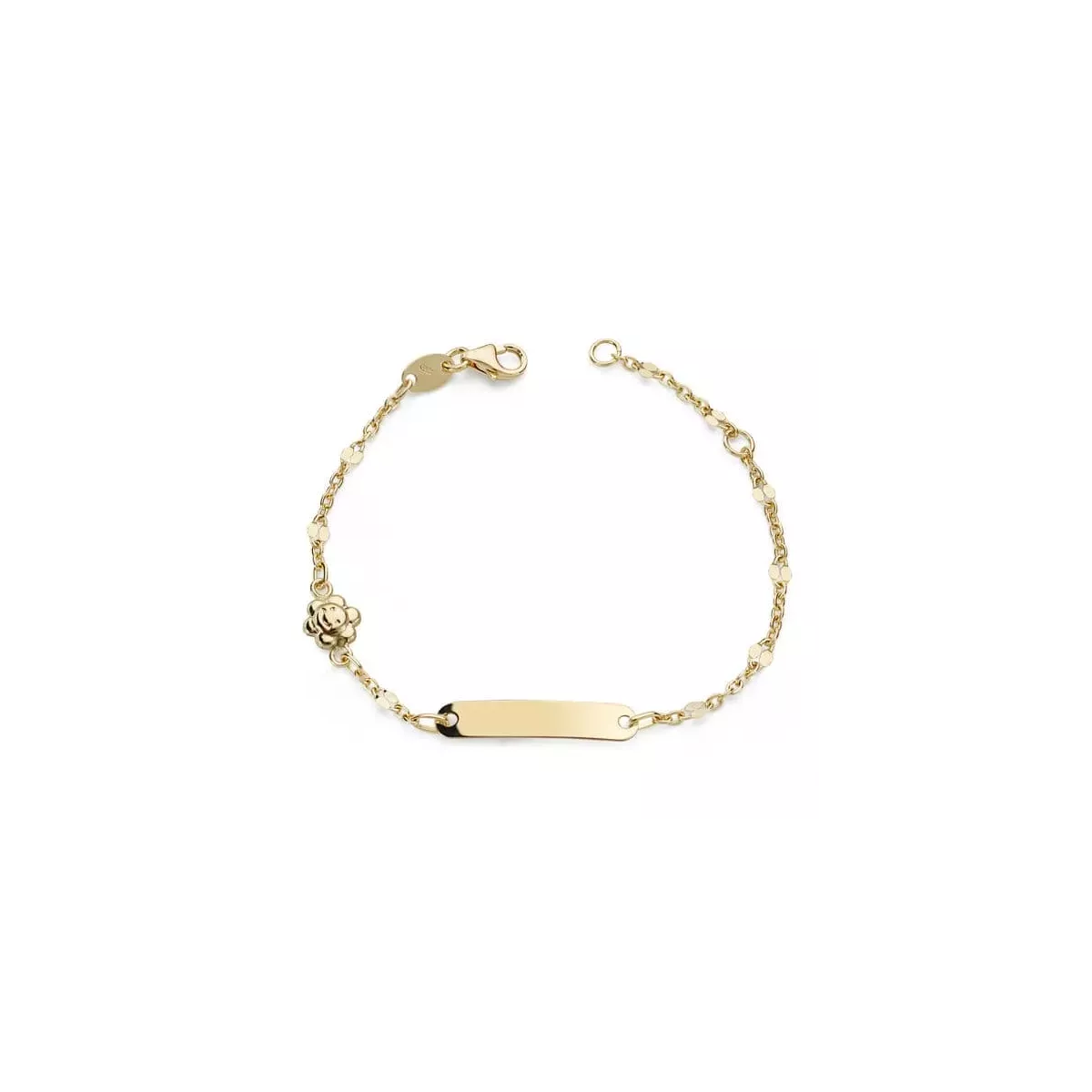 18K PULSERA ESCLAVA ORO AMARILLO MOTIVO SOL 14CM 1