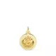 18K MEDALLA ORO AMARILLO NUEVO BAUTISMO BISEL 12 MM 1