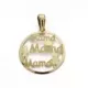 9K COLGANTE ORO AMARILLO MADRE 20 MM 0