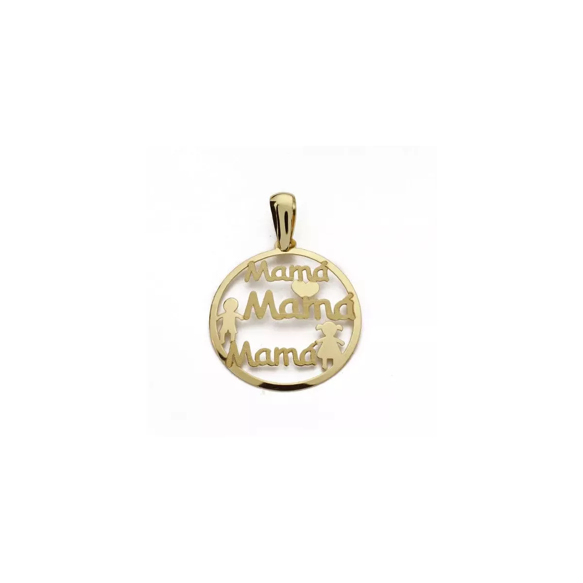 9K COLGANTE ORO AMARILLO MADRE 20 MM 0