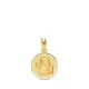 18K MEDALLA ORO AMARILLO ANGEL BURLON BISEL 12MM. 0