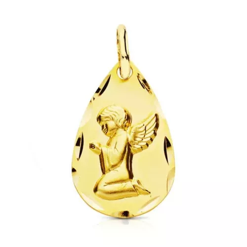 18K MEDALLA ORO AMARILLO ANGEL 19X11 MM 1