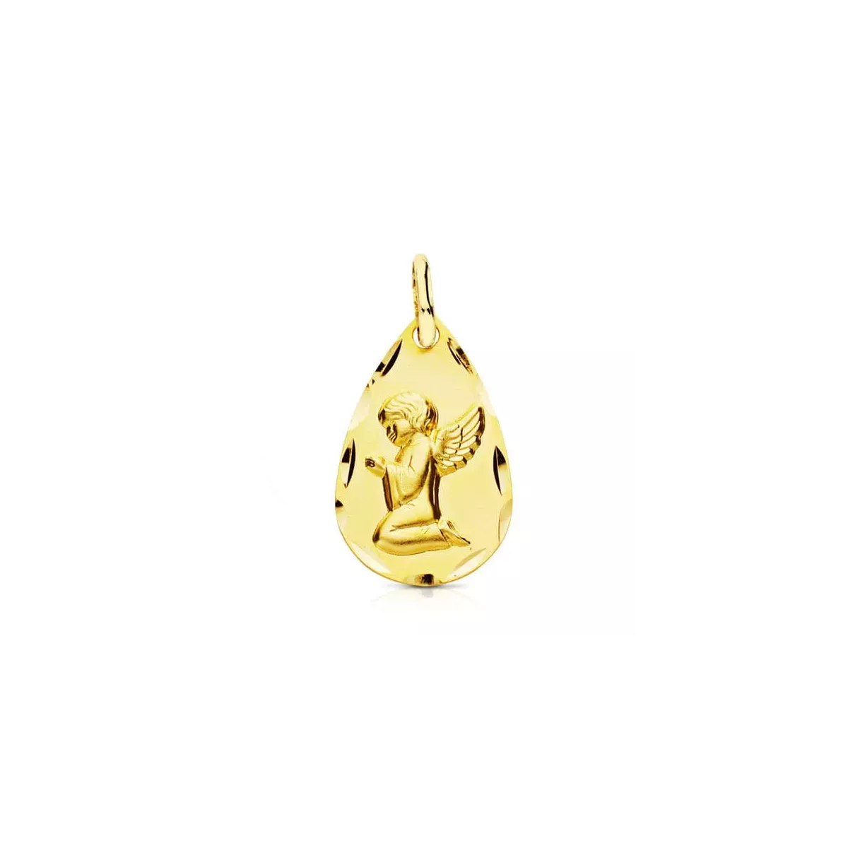 18K MEDALLA ORO AMARILLO ANGEL 19X11 MM 1