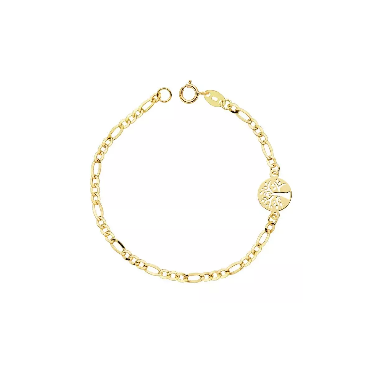 18K PULSERA ORO AMARILLO CARTIER 18CM ARBOL VIDA 1
