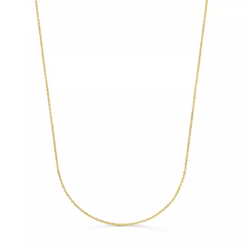 18K CADENA ORO AMARILLO ROLO MACIZA ANCHO: 1MM LARGO: 45CM 1