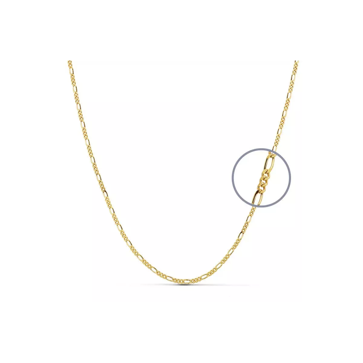 18K CADENA ORO AMARILLO CARTIER 60CM HUECA 1.50 MM 2