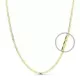 18K CADENA ORO AMARILLO MACIZA PLANA 45CM 1.5 MM 2