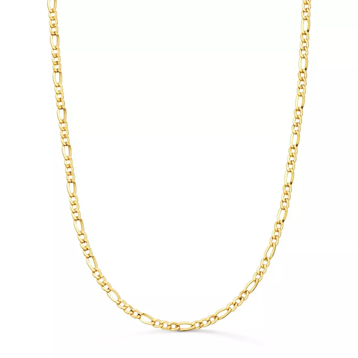 18K CADENA ORO AMARILLO CARTIER HUECA ESLABON PLANO ANCHO: 2.2MM LARGO: 60CM 3