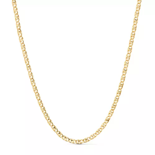 18K CADENA ORO AMARILLO TIPO ANCLA. LARGO: 50 CM. ANCHO: 2