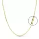 18K CADENA ORO AMARILLO BARBADA 60CM MACIZA 2 MM 6