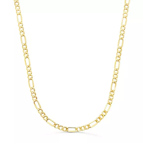 18K CADENA ORO AMARILLO CARTIER HUECA ANCHO: 3