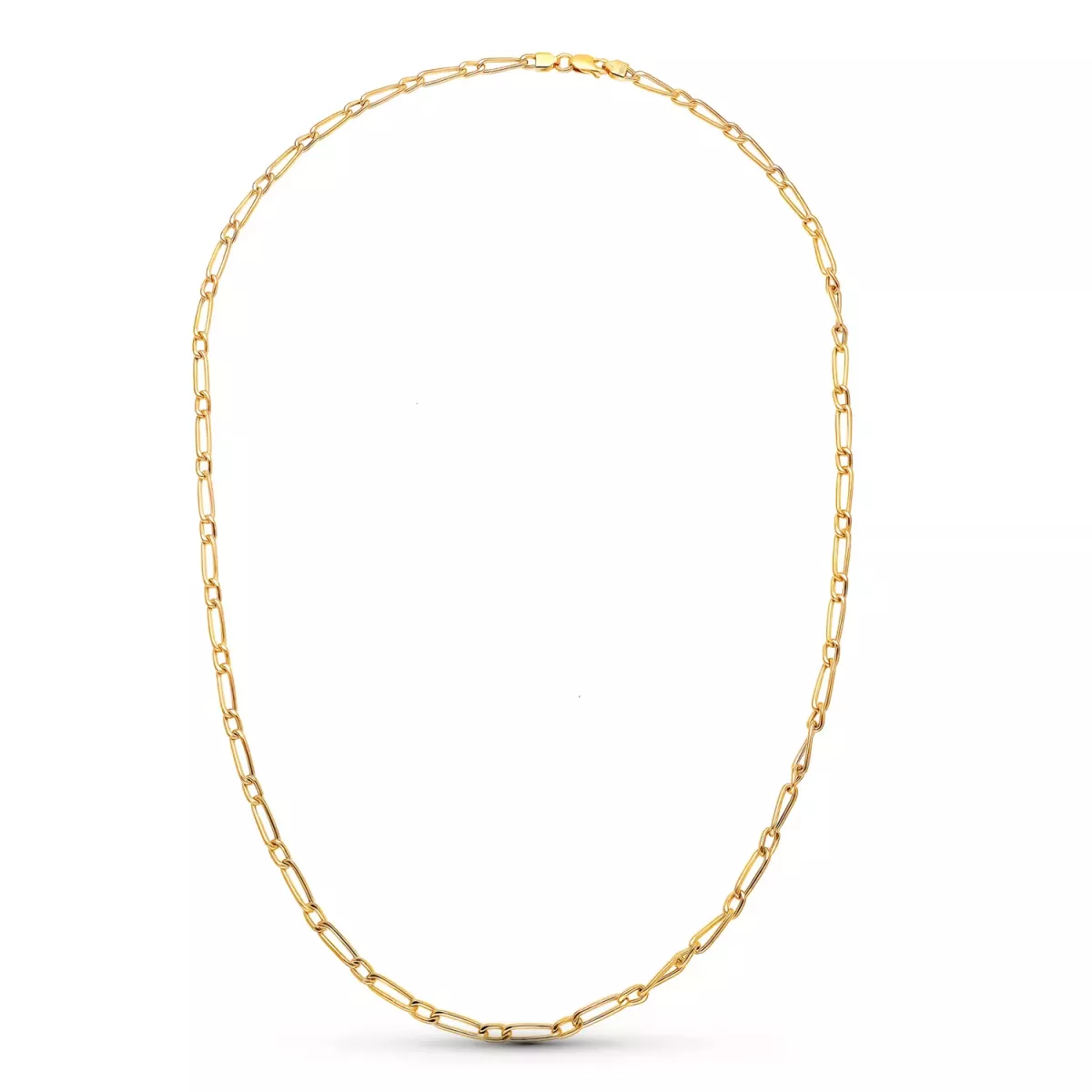 18K CADENA ORO AMARILLO CARTIER HUECA 50CM 3 MM 6