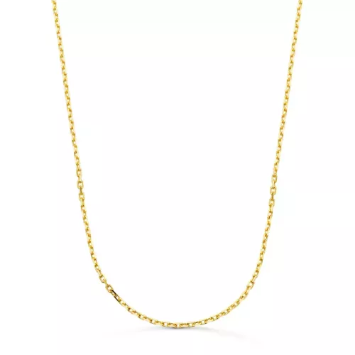 18K CADENA FORZADA MACIZA ORO AMARILLO ANCHO:1.9MM LARGO: 60CM 8