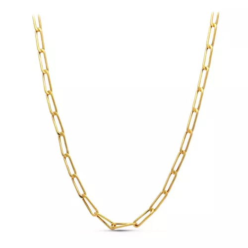 18K CADENA ORO AMARILLO BILBAO 50CM 4 MM 8