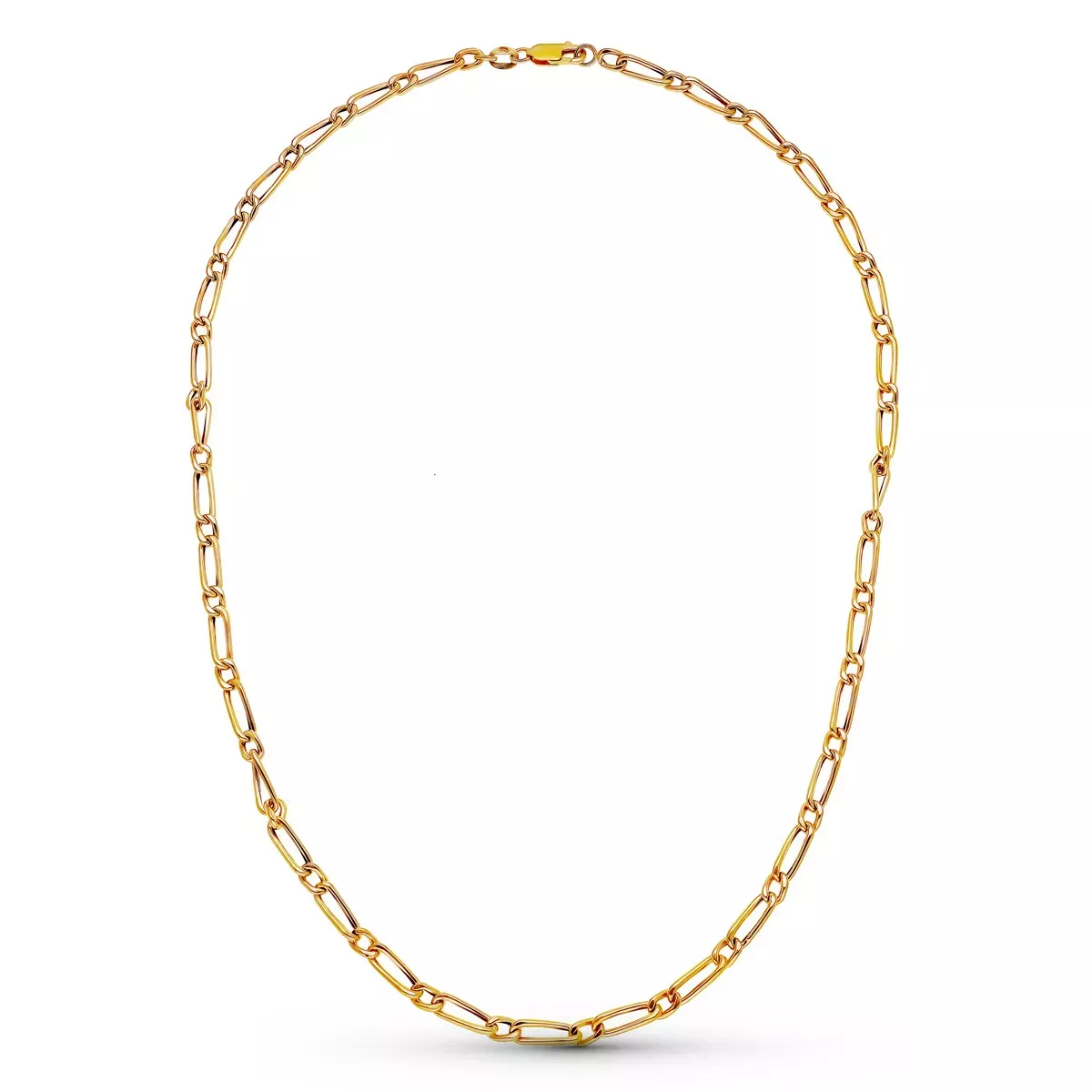 18K CADENA ORO AMARILLO CARTIER HUECA 50CM 4 MM 11