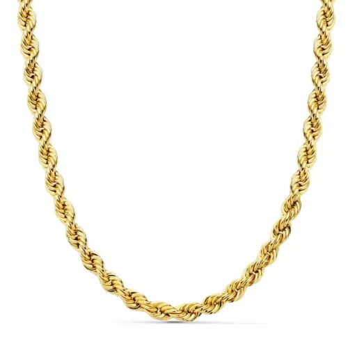 18K CORDON ORO AMARILLO SALOMONICO LIGERO. ANCHO: 4