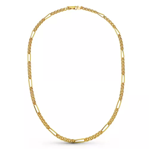 18K CADENA ORO AMARILLO HUNGARA HUECA 50CM 4.5 MM 13