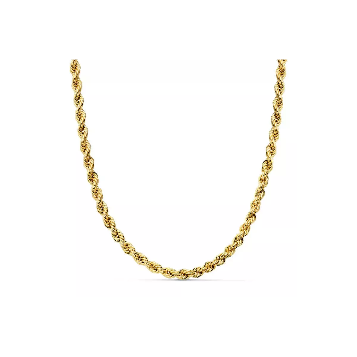 18K CORDON ORO AMARILLO SALOMONICO LIGERO. ANCHO: 4