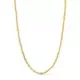 18K CADENA ORO AMARILLO MACIZA BOLA Y DETALLE BRILLO. ANCHO: 2