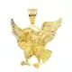 18K COLGANTE AGUILA CALVA AMERICANA ORO AMARILLO 49X47 MM 22