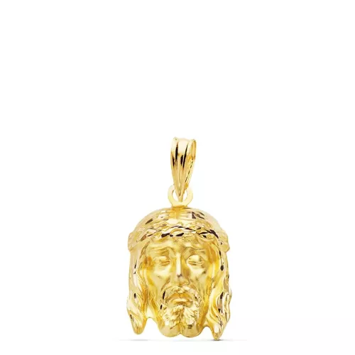 18K COLGANTE CRISTO DE LA BUENA MUERTE ORO AMARILLO ESTAMPADO. 19X12 MM 1