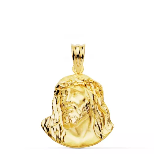 18K COLGANTE CRISTO MURILLO ORO AMARILLO 23X18 MM 3