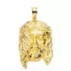 18K COLGANTE CRISTO SANTO ROSTRO ORO AMARILLO 35X20 MM 8
