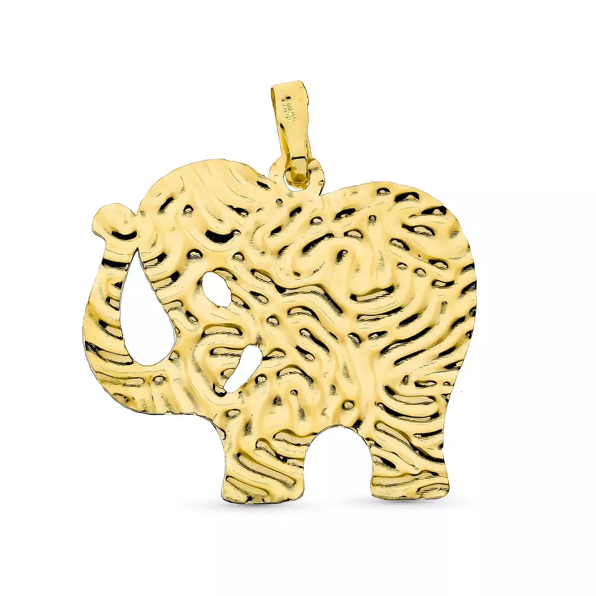 18K COLGANTE ORO AMARILLO BICOLOR ELEFANTE. 30X27 MM 3