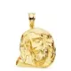 18K COLGANTE ORO AMARILLO CABEZA DE CRISTO 26X21 MM 5