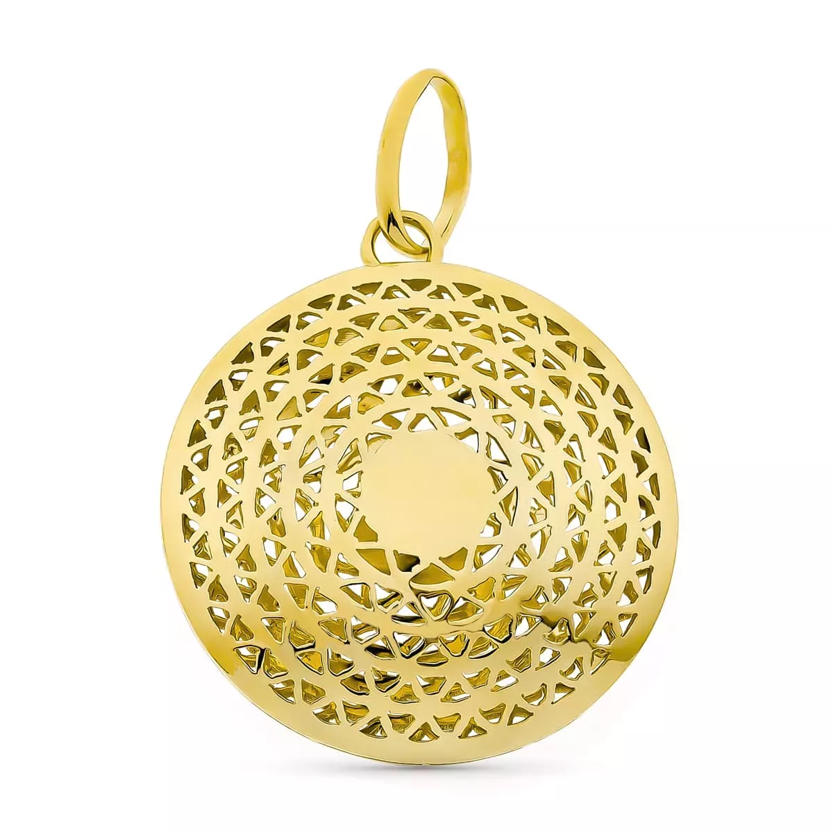 18K COLGANTE ORO AMARILLO CALADO 28X25 MM 4