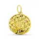 18K COLGANTE ORO AMARILLO CIRCULO CALADO 27X24 MM 4