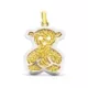 18K COLGANTE ORO BICOLOR OSO MATE Y BRILLO 4