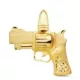 18K COLGANTE PISTOLA ORO AMARILLO 46X39 MM 20