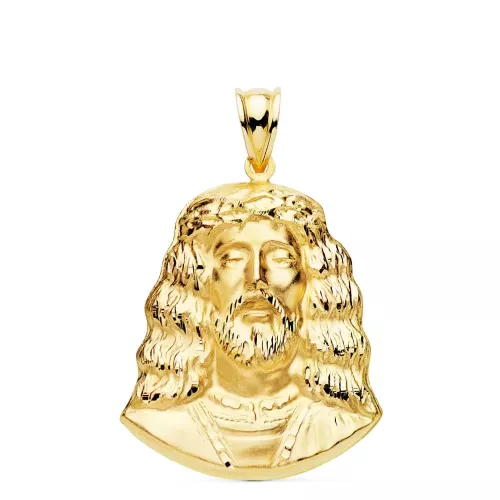 18K COLGANTE ROSTRO CRISTO DE MEDINACELI ORO AMARILLO. 32 X 25 MM 5