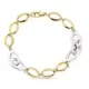 9K PULSERA ORO AMARILLO HUECA 20.5 CM 7