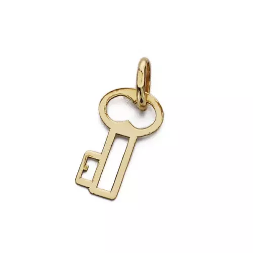 18K COLGANTE ORO AMARILLO LLAVE 27X7 MM 0