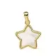 18K COLGANTE ESTRELLA NACAR ORO AMARILLO 12X12 MM 0