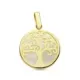 18K COLGANTE ORO AMARILLO NACAR ARBOL DE LA VIDA 18 MM 1