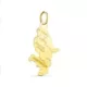 18K COLGANTE ISLA MARTINICA ORO AMARILLO 22 X 13 MM 0